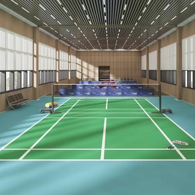 Wear-Resistant-Badminton-Floor-5.0mm-Green-GYM-45101